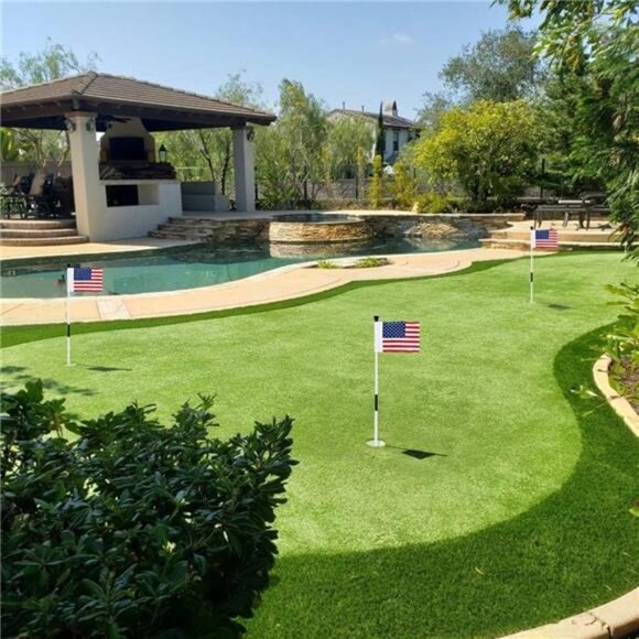 Golf Flagstick,Practice Putting Green Flag Stick for Yard,Golf Pole Pin Flagpole - Picture 5 of 7